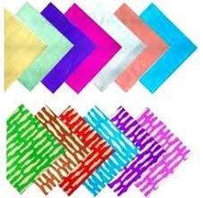 VIPLAVS Assorted Colour Foil Wrappers for Chocolate, 8 x 9 cm, 300 Pieces (Plain/Printed)