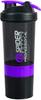 COOL INDIANS Shaker Bottle for Gym|BPA-Free and 100% Leak-Proof Protein Shaker Bottle with 2 Extra Storage Compartment (500ML Shaker) (Purple) view 1