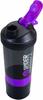 COOL INDIANS Shaker Bottle for Gym|BPA-Free and 100% Leak-Proof Protein Shaker Bottle with 2 Extra Storage Compartment (500ML Shaker) (Purple) view 2