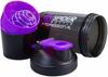 COOL INDIANS Shaker Bottle for Gym|BPA-Free and 100% Leak-Proof Protein Shaker Bottle with 2 Extra Storage Compartment (500ML Shaker) (Purple) view 3