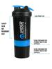 COOL INDIANS Shaker Bottle for Gym|BPA-Free and 100% Leak-Proof Protein Shaker Bottle with 2 Extra Storage Compartment (500ML Shaker) (Blue) view 4