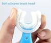 Diniva Kids U-Shaped Toothbrush, Food Grade Soft Silicone Brush Head, Oral Teeth Cleaning Full Mouth Toothbrush Design for 2-6 Year Toddlers and Children view 3