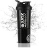 COOL INDIANS COMBO PACK OF SHAKER WITH WHEY PORTABLE PROTEIN OR SUPPLEMENT POWDER CARRYING CONTAINER|BPA-FREE AND 100% LEAK-PROOF SHAKER BOTTLE (SHAKER BOTTLE + WHEY PROTEIN CONTAINER) (BLACK) view 3