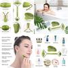 MORVIKA Ice Roller Face Massager, Facial Massager Jade Stone Roller & Gua Sha Tool 100% Natural, 3D Massager Roller view 4
