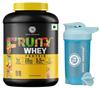 Muscle Transform Fruity Whey Protein Isolate, 26g Protein, 5.5 BCAAs, 6g Glutamine, 15g EAA | Muscle-Building Whey Protein Supplement Powder, Refreshing Whey for Men Women [Mango, 2kg] Free Gym Shaker Bottle view 1