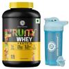Muscle Transform Fruity Whey Protein Isolate, 26g Protein, 5.5 BCAAs, 6g Glutamine, 15g EAA | Muscle-Building Whey Protein Supplement Powder, Refreshing Whey for Men Women [Chocolate, 2kg] Free Gym Shaker Bottle view 1