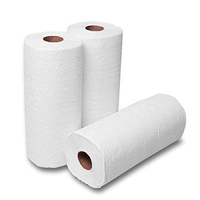 4 Ply Kitchen Tissue/Towel Paper Roll Soft Non Washable Tissue Roll Pack of 3