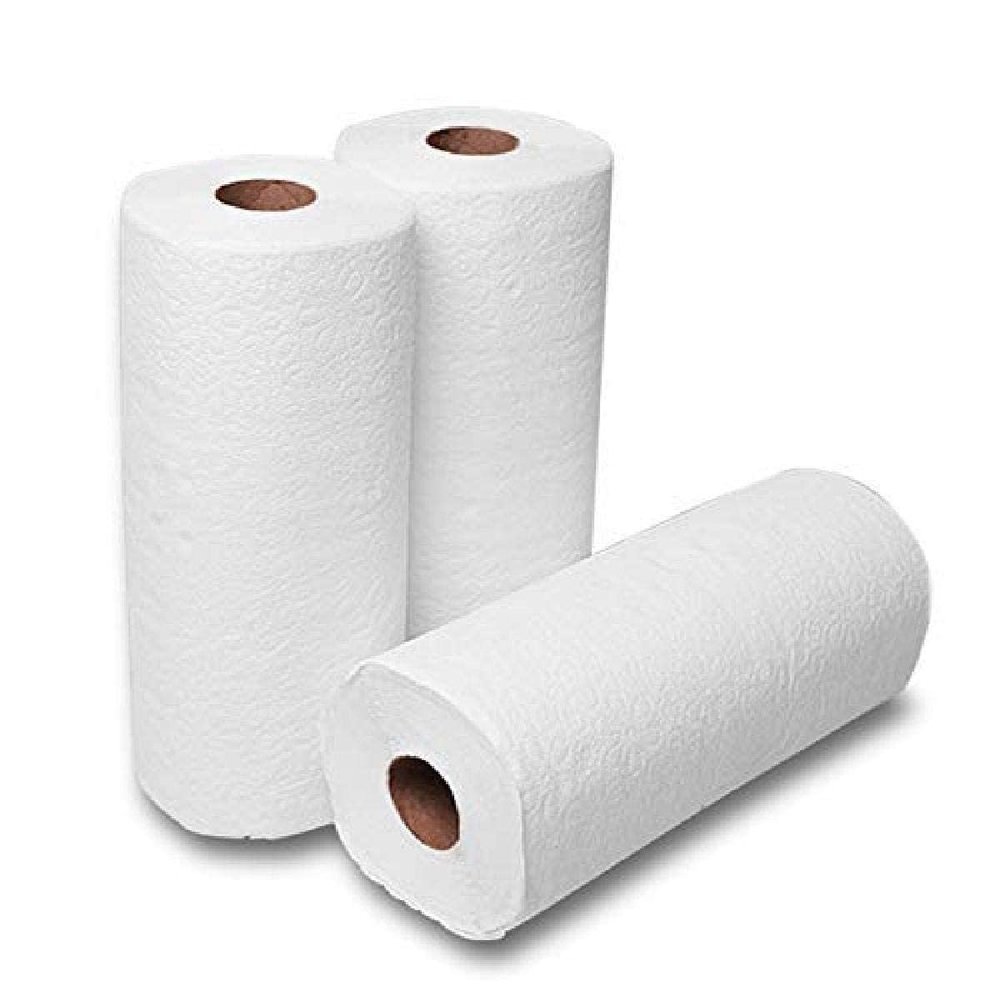 4 Ply Kitchen Tissue/Towel Paper Roll Soft Non Washable Tissue Roll Pack of 3