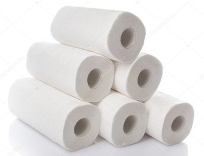 4 Ply Kitchen Tissue/Paper Roll Disposable Tissue Paper 4 Ply Pack of 5
