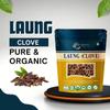 BrijBooti Laung - Clove - Whole Clove - Long - Pure & Naturals - Laung Sabut 200 Gr | FSSAI, GMP, ISO Certified view 4