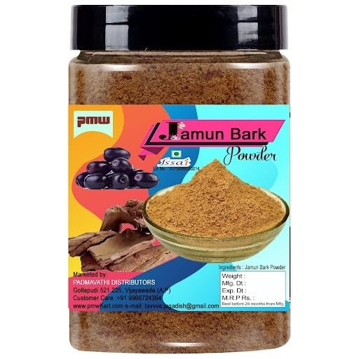 PMW - Jar Pack - Jamun Tree Bark Powder - Jamun Chaal Powder - 100 Grams