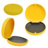 Dentosmile Slim Aligner Case/Aligner and Retainer Case/Dental Orthodontic Retainer Box - Sunflower Yellow Colour with Silicone Layer view 1