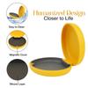 Dentosmile Slim Aligner Case/Aligner and Retainer Case/Dental Orthodontic Retainer Box - Sunflower Yellow Colour with Silicone Layer view 2