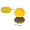 Dentosmile Slim Aligner Case/Aligner and Retainer Case/Dental Orthodontic Retainer Box - Sunflower Yellow Colour with Silicone Layer view 3