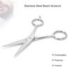 Mustache Trimming Scissors, Durable Stable Mustache Scissors for Beard Trimming for Men Use(MJ-LF011B) view 2