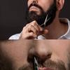 Mustache Trimming Scissors, Durable Stable Mustache Scissors for Beard Trimming for Men Use(MJ-LF011) view 3