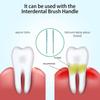 Cowwell Interdental Brush Teeth Soft Dental Picks Tooth Floss Interdental Brush Betweens Interdental Brush Refills White Tapered Refills for Tooth Cleaning (60 Pieces) view 3