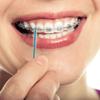 Cowwell Interdental Brush Teeth Soft Dental Picks Tooth Floss Interdental Brush Betweens Interdental Brush Refills White Tapered Refills for Tooth Cleaning (60 Pieces) view 4