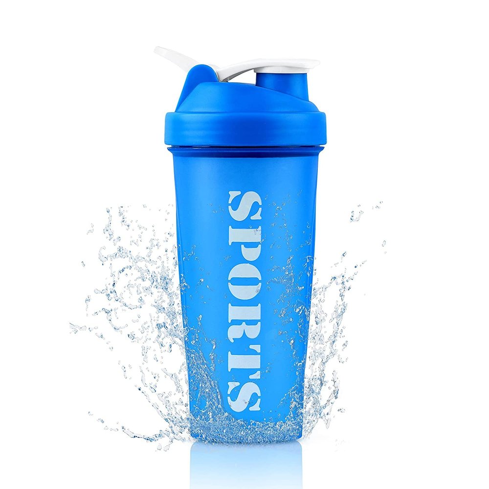 COOL INDIANS Amazing Quality Shaker Bottle for Gym|BPA-Free and 100% Leak-Proof Protein Shaker Bottle (Blue)