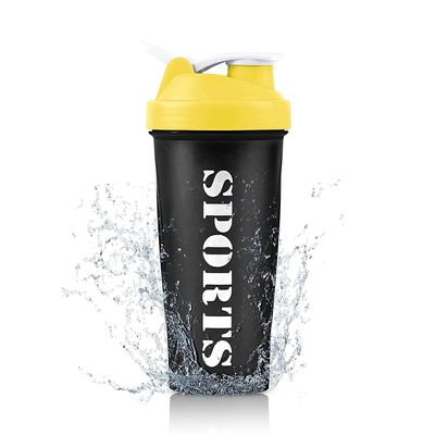 COOL INDIANS Shaker Bottle for Gym|BPA-Free and 100% Leak-Proof Protein Shaker Bottle (Yellow)