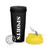 COOL INDIANS Shaker Bottle for Gym|BPA-Free and 100% Leak-Proof Protein Shaker Bottle (Yellow) view 3