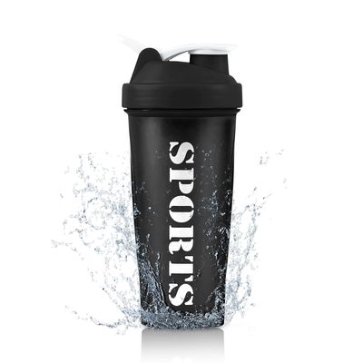 COOL INDIANS Amazing Quality Shaker Bottle for Gym|BPA-Free and 100% Leak-Proof Protein Shaker Bottle (Black)