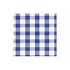 Caspari Gingham Paper Cocktail Napkins in Blue, 20 Per Package view 1