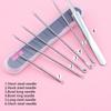 6 Packs Pimple Popper and Blackhead Remover Tool Kit, Professional Stainless Steel Removal Tool of Blackhead Whitehead Pimple for Women and Men view 2
