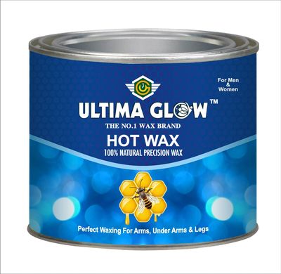 ULTIMA GLOW hot wax 600 gram wax Oily to Normal Skin for For Arms, Chest, Legs, Back and Full Body all skin wax full body wax