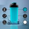 COOL INDIANS Gym Shaker Bottle 700 ML, Shaker Bottle for Protein Shake 100% Leakproof and BPA Free Protein Shaker|Sipper Bottle (Pack of 2 Shaker Bottle and Sipper Bottle) (SEA-Green) view 2