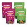 GLADFUL Sprouted Lentils & Millets Instant Chilla Dosa Mix, Natural Healthy Protein & Fiber-Rich Breakfast No Maida, No Palm Oil, Low GI, Vegan, Gluten Free - 200 G (Pack Of 4, Beetroot & Spinach) view 1