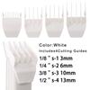 Colorski Professional Peanut Clipper Guards for Wahl - 4 Sizes (1/8" to 1/2"), Fits Wahl Peanut, White - 4PCS view 2