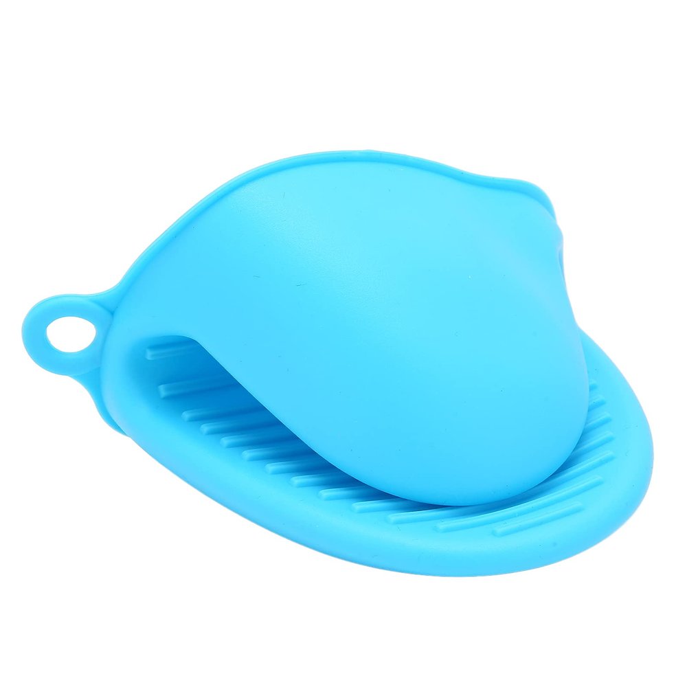 Cooking Pinch Mitts, Compact Portable Kitchen Pot Pinch Mitts Safe Eco Friendly Professional for Men Women for Depilatory Wax Pot(blue)