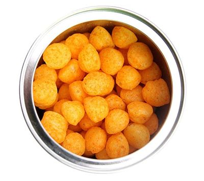 Organic Bites Cheddar Cheese Balls | Cheese Flavoured Snacks |Not Fried | Plant-Based Vegan Snack I Healthy & Tasty Snacks -900 gm