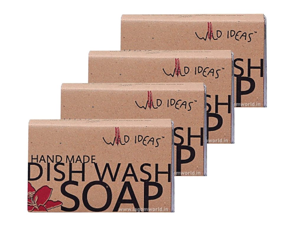 Wild Ideas Dish Wash Bar 100g (Pack of 4)