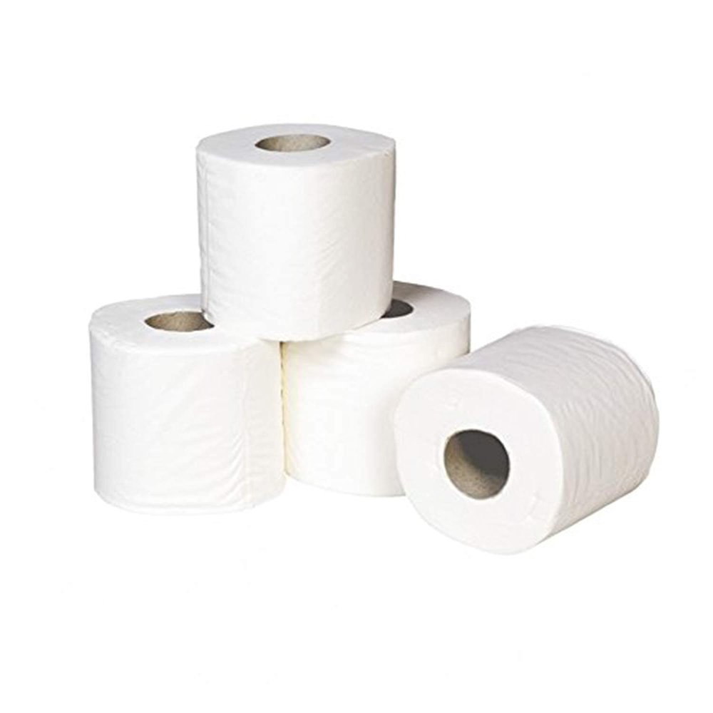Dhwani Enterprise Toilet Paper Roll 2200 cm 2 Ply (220 Pulls) (Pack of 12)