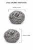 GR DESIGN Stainless Steel Scrubber for Utensils/Dishes/Pans/Ovens/Kitchen Sinks/Tiles/Grills/Stove/Oil Grease/Dirt Remover/Saves Water with Bigger Diameter/Multipurpose (Set of 12) view 3