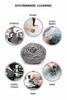 GR DESIGN Stainless Steel Scrubber for Utensils/Dishes/Pans/Ovens/Kitchen Sinks/Tiles/Grills/Stove/Oil Grease/Dirt Remover/Saves Water with Bigger Diameter/Multipurpose (Set of 12) view 4