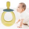 Baby Safety Toothbrush, Comfortable Grip 360  Brush Hair Baby Training Toothbrush Annular Handle for Daily Use(Yellow) view 4