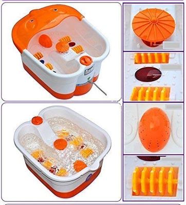 HGNOVA Professional Foot Bath Massager With Infrared Foot Spa Massager With Roller Foot callus remover machine