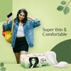 FLOREN Panty Liners | Curvy Design for Extra Comfort | Cottony-Soft Surface with 185mm Wide Optimal Coverage (25 Liners) - Pack of 2 view 4