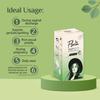 FLOREN Panty Liners | Curvy Design for Extra Comfort | Cottony-Soft Surface with 185mm Wide Optimal Coverage (50 Liners) - Pack of 2 view 2