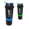 COOL INDIANS SHAKER BOTTLE FOR GYM|BPA-FREE AND 100% LEAK-PROOF PROTEIN SHAKER BOTTLE WITH 2 EXTRA STORAGE COMPARTMENT (PACK OF 2 500ML SHAKER|BLUE) (BLUE-GREEN) view 1