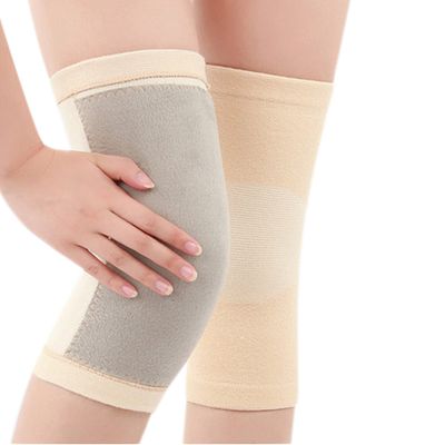 1 Pair Compression Knee Sleeve for Men Women, Thickened Cotton Lined Warm Thermal Knee Brace Leg Support for Running Pain Management Arthritis Pain Relief