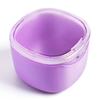 Uouovo 2022 Upgraded Denture Bath Box Cup, Retainer Cleaning Box, Complete Clean Care for Dentures, Clear Braces, Mouth Guard, Night Guard & Retainers (purple) view 1