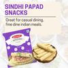 Balasa Sindhi Masala Papad | Crispy & Colorful Indian Snack | Ready-to-Fry Papad | Fun & Tasty Treats for Kids & Adults (200 Gms X 2) view 3