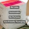 DAES Rash-Free Sanitary Pads - Pack of 16 Organic Cotton Pads, Toxin-Free, Ultra Thin, Ultra Soft, 4 Wings, Wider Back, Leakage Proof - Includes 14 XXL Pads and 2 Panty Liners Without Disposable Cover for Comfortable Period Experience view 3