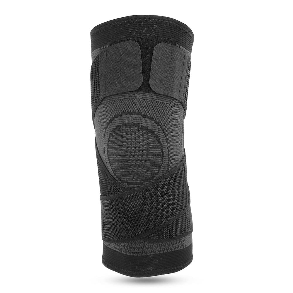 Knee Sleeve, Simple Elegant Elastic Skin Friendly Tightness Adjustable Breathable Knee Brace for Running Basketball Cycling(M)