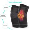 Knee Sleeve, Simple Elegant Elastic Skin Friendly Tightness Adjustable Breathable Knee Brace for Running Basketball Cycling(M) view 4