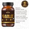 Guduchi  the ayurvedism GAIN-IT Tablets for Fast Weight & Muscle Gain and Bone Strength | For Under weight men and women | 500mg Tablets - 120 Tabs view 4